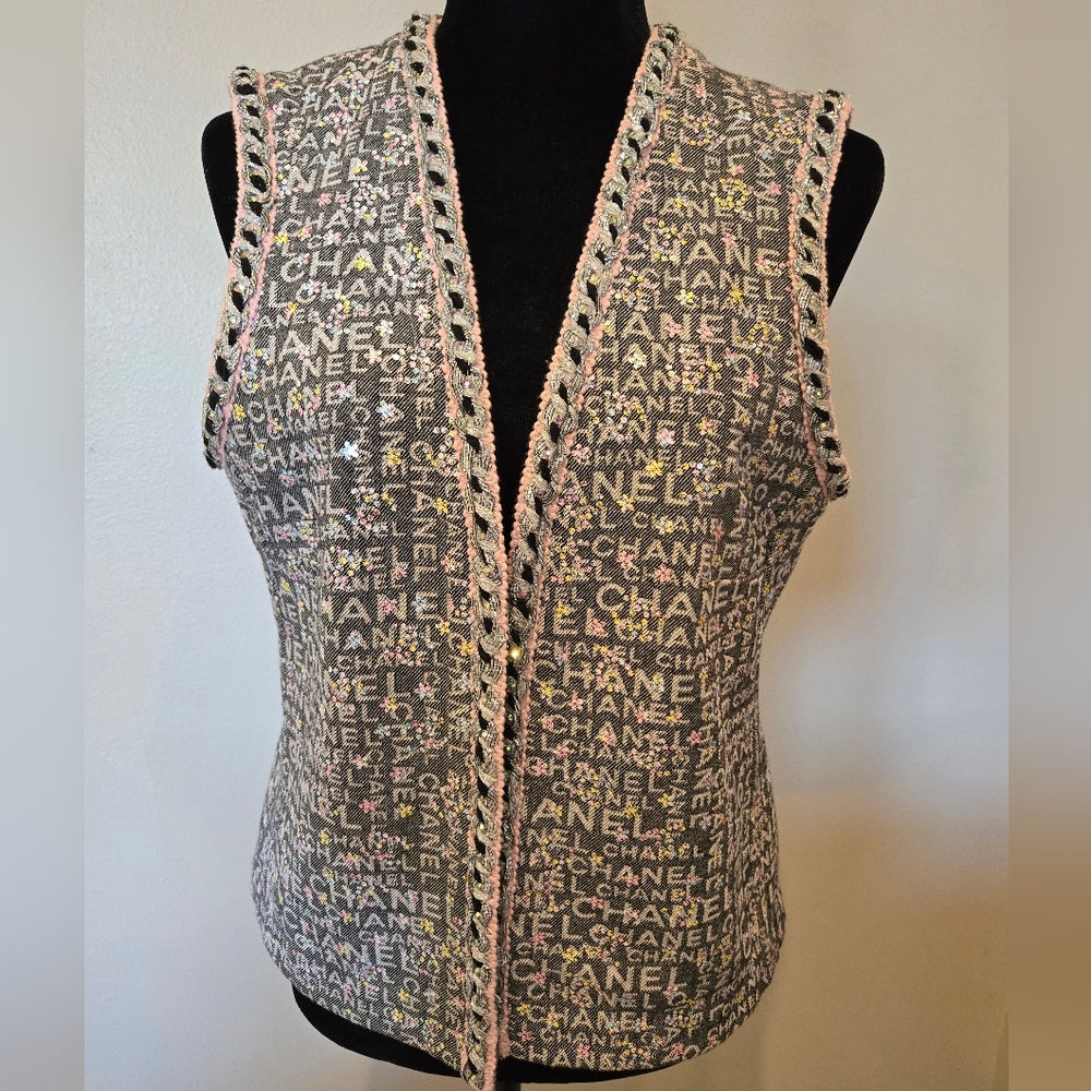 Chanel Denim Vest Size 46